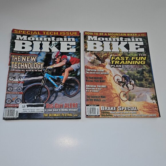 VTG 9 Mountain Bike Magazine Lot 2001 READ Condition Issues - Picture 11 of 16
